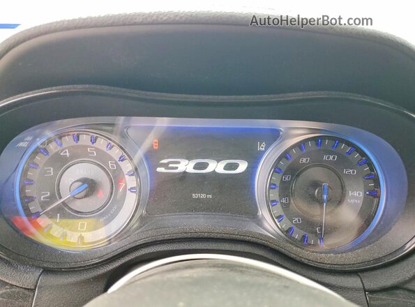2C3CCABG6HH512068 2017 CHRYSLER 300 Black Vista del cuadro de instrumentos