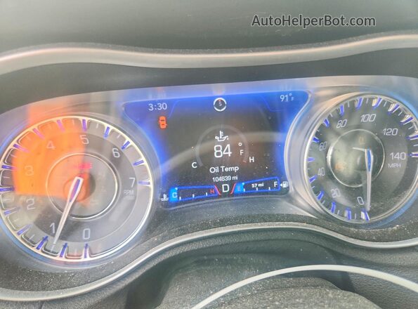2C3CCABG9MH545477 2021 CHRYSLER 300 Silver Instrument cluster view