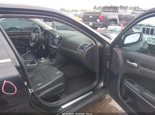 2C3CCAEG2HH549937 2017 CHRYSLER 300 Black Widok wnętrza z przodu