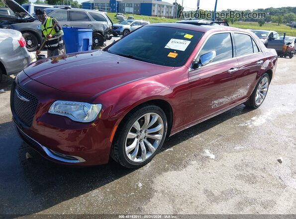 2C3CCAEG2KH594805 2019 CHRYSLER 300 Red Front left