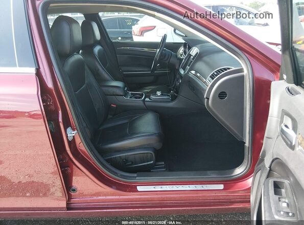 2C3CCAEG2KH594805 2019 CHRYSLER 300 Red Front interior view