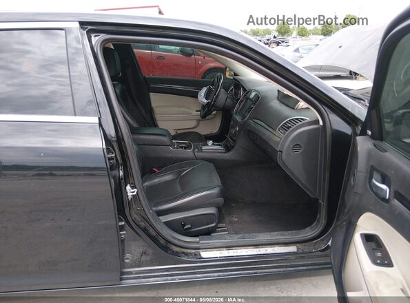 2C3CCAEG4HH591168 2017 CHRYSLER 300 Black წინა სალონის ხედი