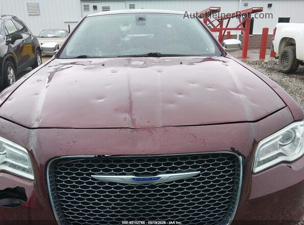 2C3CCAEG5KH594913 2019 CHRYSLER 300 Бордовый Вид спереди