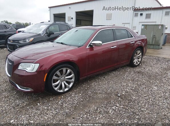 2C3CCAEG5KH594913 2019 CHRYSLER 300 Бордовый Передняя левая четверть