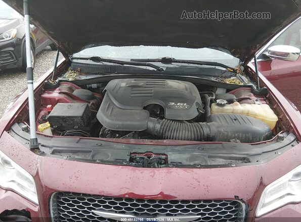 2C3CCAEG5KH594913 2019 CHRYSLER 300 Бордовый Вид сзади