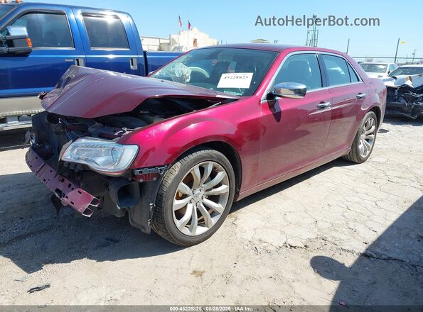 2C3CCAEG5KH609717 2019 CHRYSLER 300 Red Передня ліва чверть