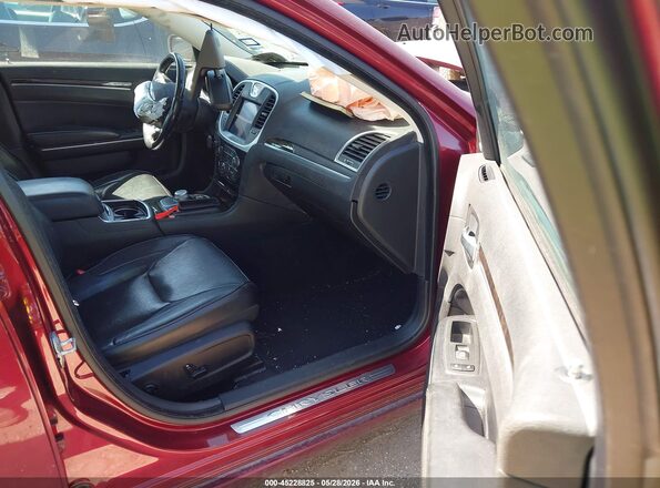 2C3CCAEG5KH609717 2019 CHRYSLER 300 Red Вид салону спереду