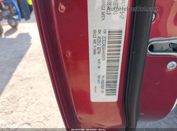 2C3CCAEG6HH645974 2017 CHRYSLER 300 Red Widok komory silnika