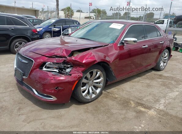 2C3CCAEG7KH609685 2019 CHRYSLER 300 Red Przód lewy