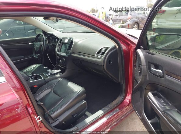 2C3CCAEG7KH609685 2019 CHRYSLER 300 Red Widok wnętrza z przodu