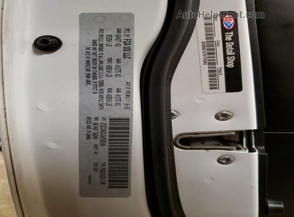 2C3CCAGG1GH296248 2016 CHRYSLER 300 White VIN კოდის სტიკერის ხედი