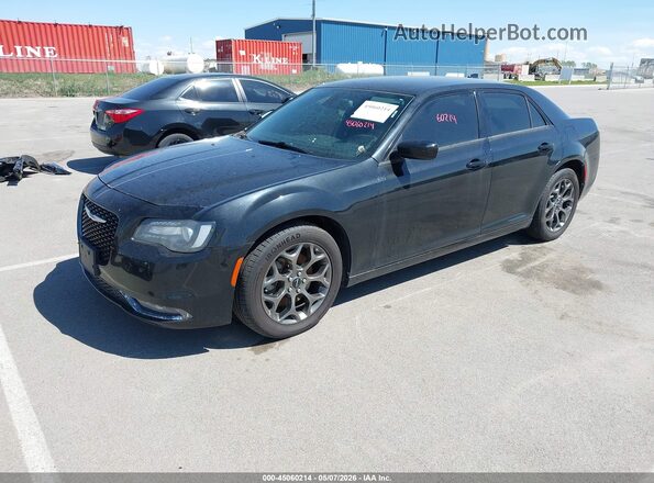 2C3CCAGG7GH191312 2016 CHRYSLER 300 Black Առջևի ձախ երեք քառորդ տեսարան