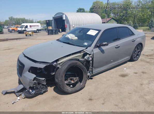 2C3CCAGG7KH569346 2019 CHRYSLER 300 Gray Vista tres cuartos delantera izquierda
