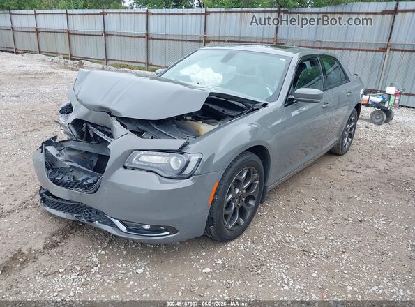 2C3CCAGG8JH309164 2018 CHRYSLER 300 Gray Передня ліва чверть