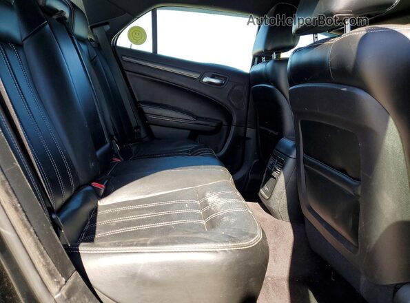 2C3CCAGGXGH244276 2016 CHRYSLER 300 Black Вид задніх сидінь