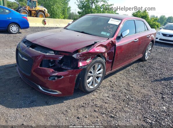 2C3CCAKGXHH586903 2017 CHRYSLER 300 Red წინა მარცხენა ხედი სამი მეოთხედიდან