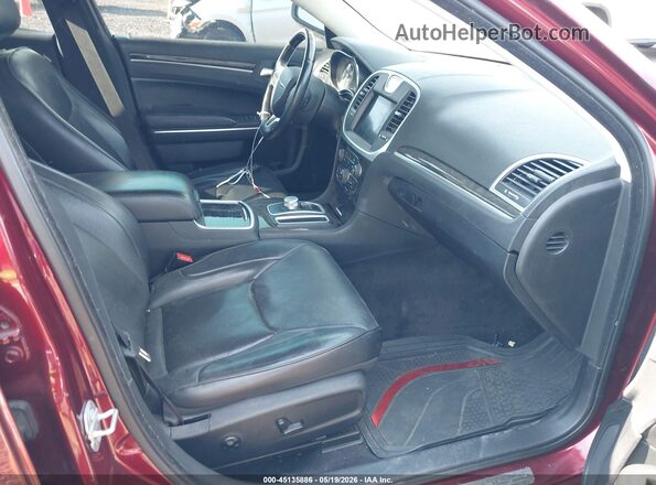 2C3CCAKGXHH586903 2017 CHRYSLER 300 Red წინა სალონის ხედი