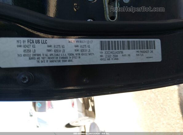 2C3CCARG3JH226786 2018 CHRYSLER 300 Черный 