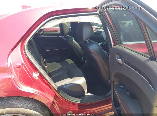 2C3CCARG9JH254009 2018 CHRYSLER 300 Maroon VIN კოდის სტიკერის ხედი