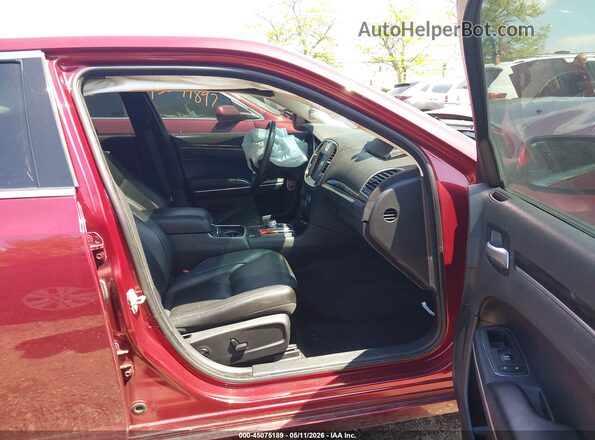 2C3CCARG9JH254009 2018 CHRYSLER 300 Maroon წინა სალონის ხედი