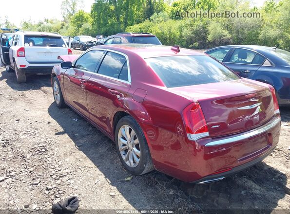2C3CCARG9JH254009 2018 CHRYSLER 300 Maroon უკანა მარცხენა