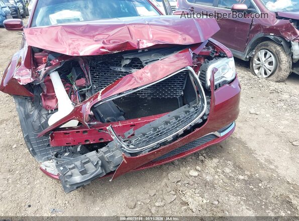 2C3CCARG9JH254009 2018 CHRYSLER 300 Maroon წინა ხედი