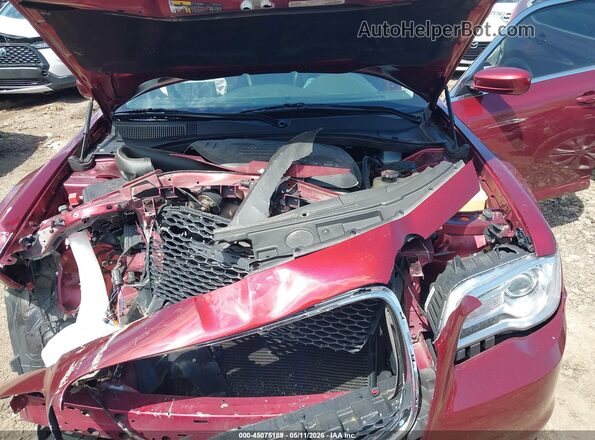 2C3CCARG9JH254009 2018 CHRYSLER 300 Maroon უკანა ხედი