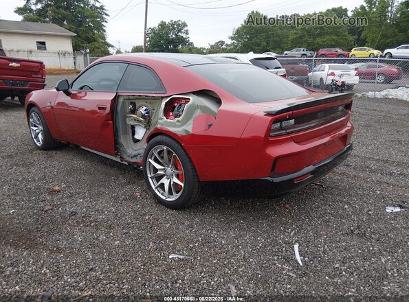 2C3CDBDK9RR207938 2024 DODGE CHARGER Красный Задняя левая четверть