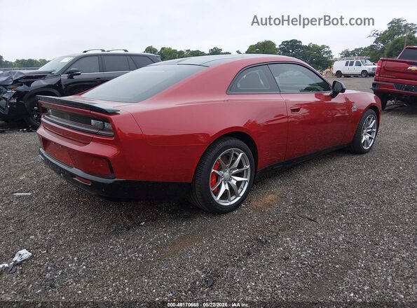 2C3CDBDK9RR207938 2024 DODGE CHARGER Красный Задняя правая четверть
