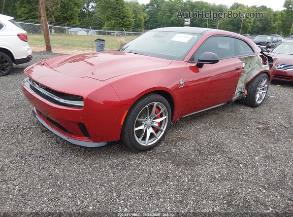 2C3CDBDK9RR207938 2024 DODGE CHARGER Красный Передняя левая четверть