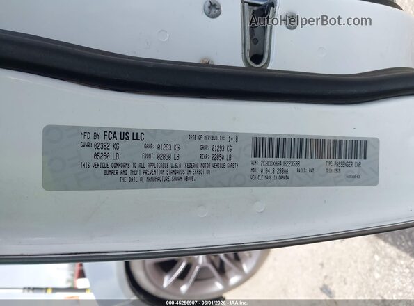 2C3CDXAG4JH223598 2018 DODGE CHARGER Silver 