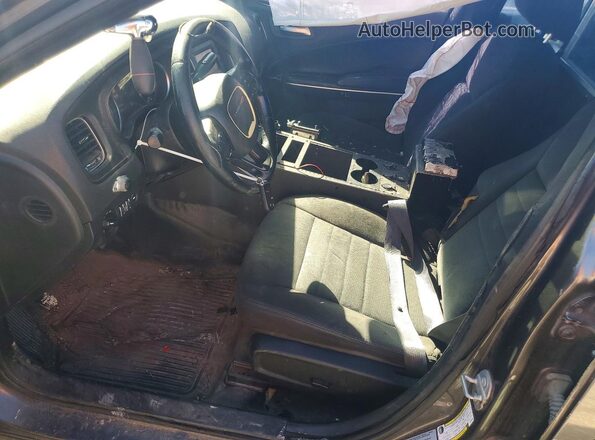 2C3CDXAT3HH569696 2017 DODGE CHARGER Black Vista interior delantera