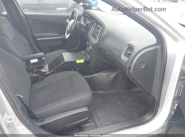 2C3CDXAT8GH223318 2016 DODGE CHARGER Silver Вид салону спереду