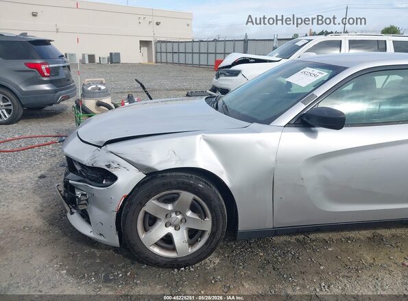 2C3CDXAT8GH223318 2016 DODGE CHARGER Silver Вид спереду