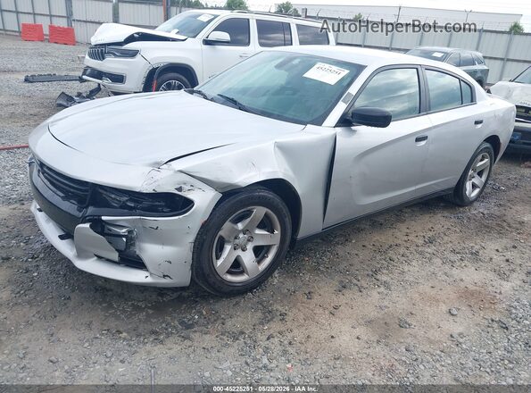 2C3CDXAT8GH223318 2016 DODGE CHARGER Silver Передня ліва чверть