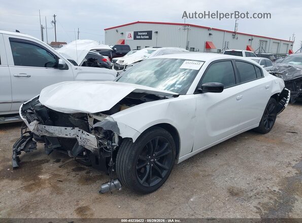2C3CDXBG0JH336558 2018 DODGE CHARGER White Vista tres cuartos delantera izquierda