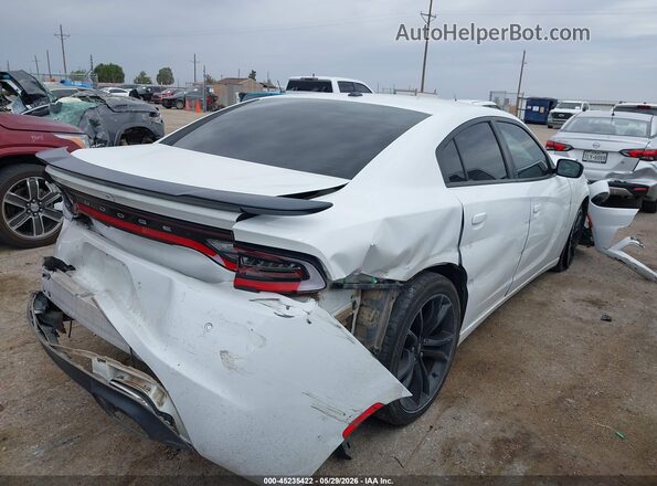 2C3CDXBG0JH336558 2018 DODGE CHARGER White Trasero derecho