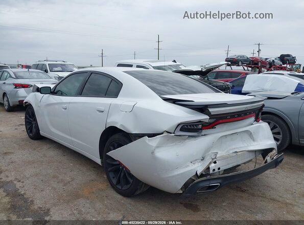 2C3CDXBG0JH336558 2018 DODGE CHARGER White Trasero izquierdo