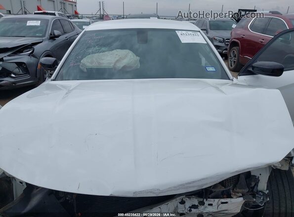 2C3CDXBG0JH336558 2018 DODGE CHARGER White Vista trasera