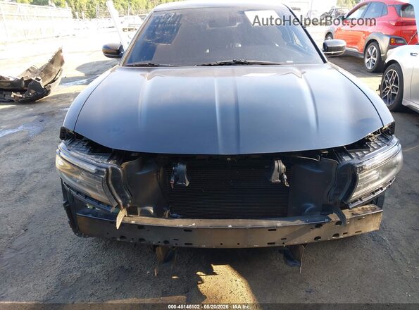 2C3CDXBG0NH152677 2022 DODGE CHARGER Black Դիմացի տեսք