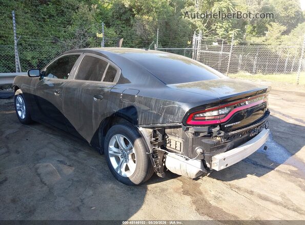 2C3CDXBG0NH152677 2022 DODGE CHARGER Black Հետևի ձախ