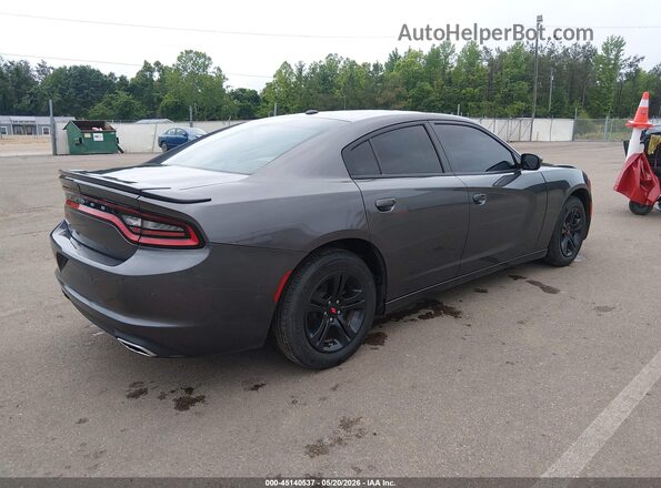 2C3CDXBG0NH255923 2022 DODGE CHARGER Серый Задняя правая четверть