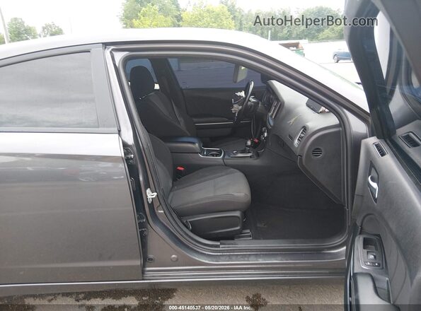 2C3CDXBG0NH255923 2022 DODGE CHARGER Серый Вид салона спереди
