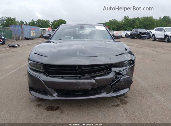 2C3CDXBG0NH255923 2022 DODGE CHARGER Серый Вид задней части салона