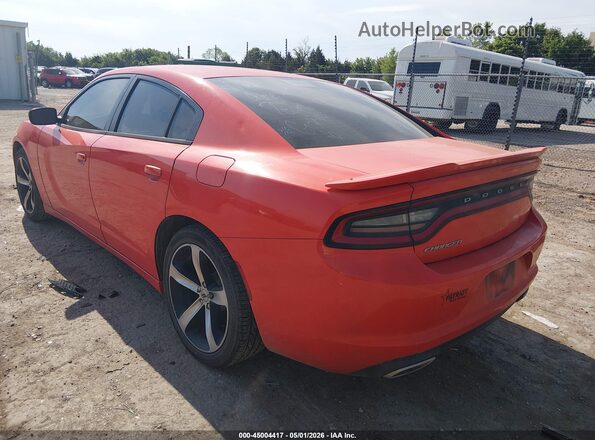 2C3CDXBG1HH628486 2017 DODGE CHARGER Orange Rear left