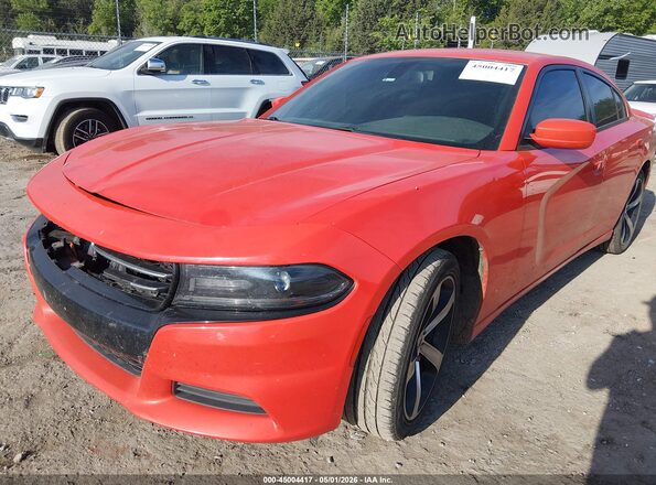 2C3CDXBG1HH628486 2017 DODGE CHARGER Orange Front left