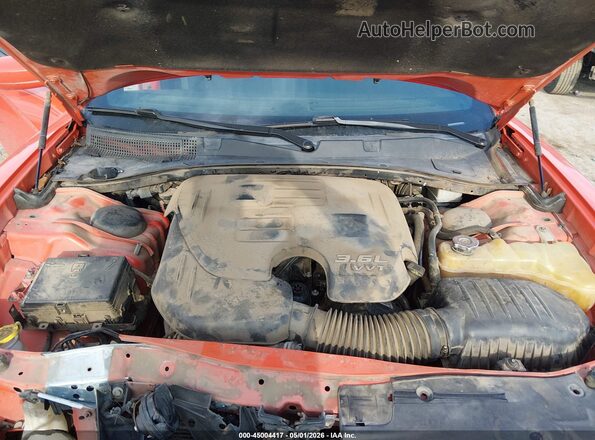 2C3CDXBG1HH628486 2017 DODGE CHARGER Orange Rear view