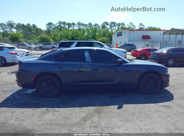 2C3CDXBG1JH172771 2018 DODGE CHARGER Gray Rear interior view