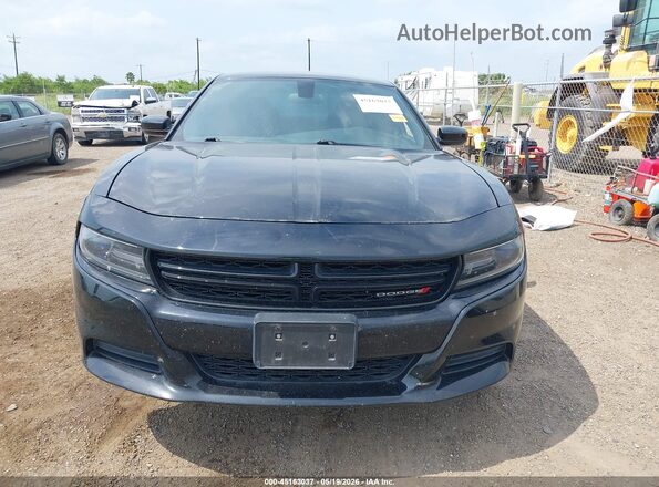 2C3CDXBG1JH186248 2018 DODGE CHARGER Black Вид задньої частини салону