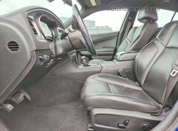 2C3CDXBG1KH741930 2019 DODGE CHARGER Blue Vista interior delantera
